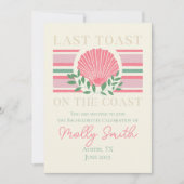 Laatste toast op de kust - Nautische Bachelorette Kaart (Voorkant)