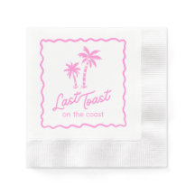 Laatste toast op de kust Roze vrijgezellenfeest