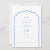 Laatste toast op de kust Seashell Bachelorette Kaart (Achterkant)