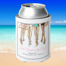 Laatste toast op de kust strand bikini vrijgezelle
