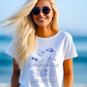 Laatste toast op de kust strand bruidsmeisjes welk Tri-Blend shirt