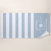 Laatste toast op de kust strand partij strandlaken (Voorkant)