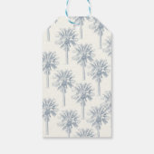 Laatste toast op de kust strand vrijgezellenfeest cadeaulabel (Achterkant)