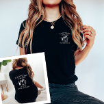Laatste toast op de kust strand vrijgezellenfeest t-shirt<br><div class="desc">Vier de charme van de kust met onze Last Toast On The Coast Beach Bachelorette Party T-Shirt - de belichaming van luxe en stijl voor uw strand bachelorette. Dit aangepaste shirt is meer dan alleen stijlvolle kleding; het is een symbool van gepersonaliseerde luxe, waardoor het perfect is voor je laatste...</div>