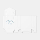 Laatste toast op de kust vrijgezellenfeest ontwerp bedankdoosjes (Uitgevouwen)