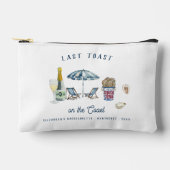 Laatste toast op de kust vrijgezellenweekendfeest etui (Voorkant)