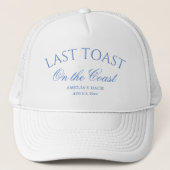 Laatste toast op de kustbachelorette trucker pet (Voorkant)