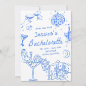 Laatste Toast Op De Pistes Bachelorette Weekend Ui Kaart (Voorkant)