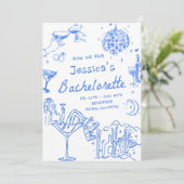 Laatste Toast Op De Pistes Bachelorette Weekend Ui Kaart (Staand voorkant)