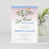 Laatste toast op de pistes Joint Bach Ski Weekend Kaart (Staand voorkant)