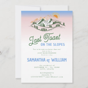 Laatste toast op de pistes Joint Bach Ski Weekend Kaart