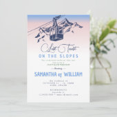 Laatste toast op de pistes ski joint Bach weekend Kaart (Staand voorkant)