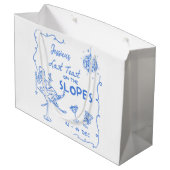 Laatste toast op de pistes vrijgezellenweekend groot cadeauzakje (Achterkant Gekanteld)