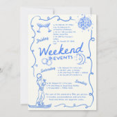 Laatste toast op de pistes vrijgezellenweekend kaart (Achterkant)