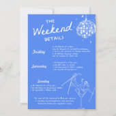 Laatste toast op de pistes vrijgezellenweekend uit kaart (Achterkant)