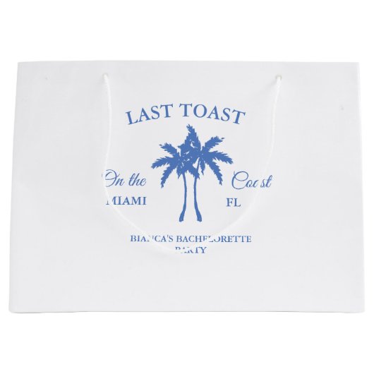 Laatste toast op het Coast Bachelorette-weekendfee Groot Cadeauzakje (Voorkant)