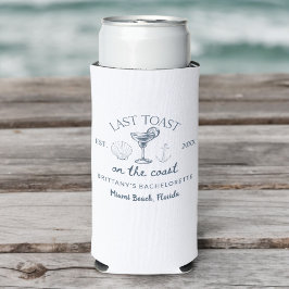 Laatste toast op het strand Bachelorette-feestje a Seltzer Blikjeskoeler