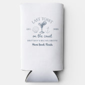 Laatste toast op het strand Bachelorette-feestje a Seltzer Blikjeskoeler (Voorkant)