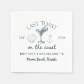 Laatste toast op het strand Bachelorette-feestje a Servet (Voorkant)