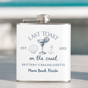 Laatste Toast Op Het Strand Bachelorette Feestje Heupfles