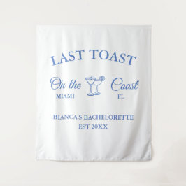 Laatste toast op het strand Bachelorette-feestje Wandkleed