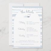 Laatste toast op het strand Bachelorette-weekend a Kaart (Achterkant)