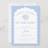 Laatste toast op het strand Bachelorette-weekend a Kaart (Voorkant)