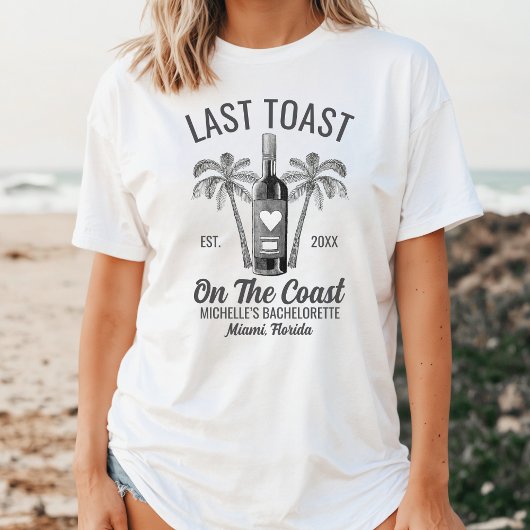 Laatste Toast Op Het Strand Bruidsmeisje Tri-Blend Shirt
