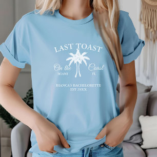 Laatste toast op het strand Bruidsmeisjesfeestje  T-shirt