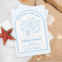 Laatste toast op het strandfeest voor vrijgezellen