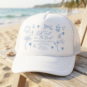 Laatste toast op The Coast Beach Bachelorette-fees Trucker Pet