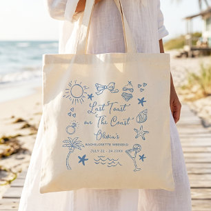 Laatste toast op The Coast Beach vrijgezellenfeest Tote Bag
