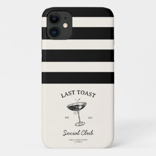 Laatste toast Social Club vrijgezellenfeest Merch Case-Mate iPhone Case