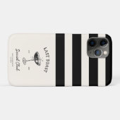 Laatste toast Social Club vrijgezellenfeest Merch Case-Mate iPhone Case (Achterkant (horizontaal))