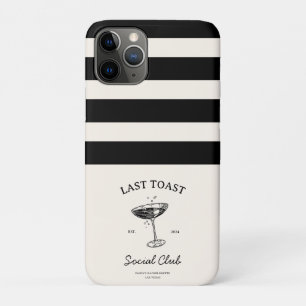 Laatste toast Social Club vrijgezellenfeest Merch Case-Mate iPhone Case
