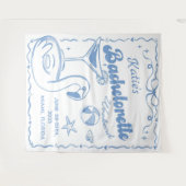 Laatste Toast Strand Bruidsfeest Tapijt Wandkleed (Voorkant (horizontaal))