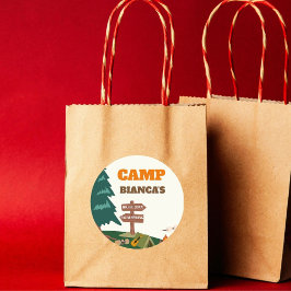 Laatste tocht voor de sluier Kamp Bachelorette Ronde Sticker