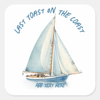 Laatste toost op de Coast Sticker