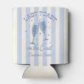 Laatste toost op het Coast Bachelorette Party Blikjeskoeler (Achterkant)