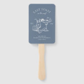 Laatste toost op het Coast Bachelorette Party Handwaaier (Achterkant)