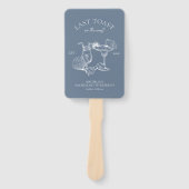 Laatste toost op het Coast Bachelorette Party Handwaaier (Voorkant)