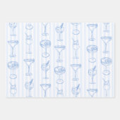 Laatste toost op het Coast Bachelorette Party Inpakpapier Vel (Voorkant)