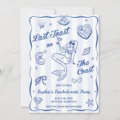 Laatste toost op het Coast Bachelorette Party Kaart (Voorkant)