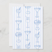 Laatste toost op het Coast Bachelorette Party Kaart (Achterkant)