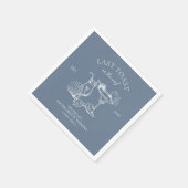 Laatste toost op het Coast Bachelorette Party Servet (Hoek)