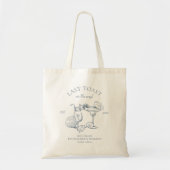 Laatste toost op het Coast Bachelorette Party Tote Bag (Voorkant)