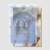 Laatste toost op het Coast Bachelorette Party Vellum Uitnodigingen (Offset (Koppel))