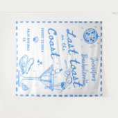 Laatste toost op het kustvrijgezellenfeest wandkleed (Voorkant (horizontaal))