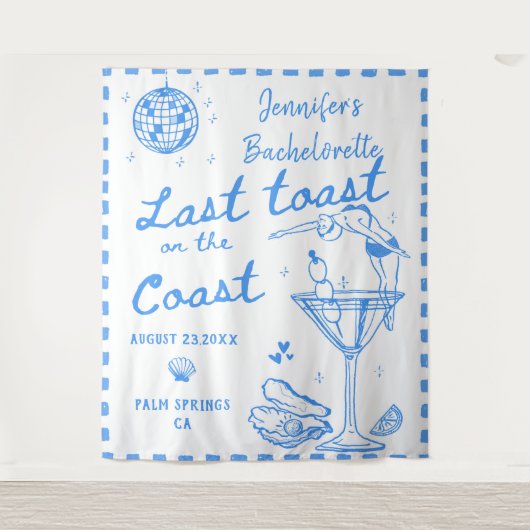 Laatste toost op het kustvrijgezellenfeest wandkleed (Voorkant)