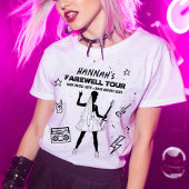 Laatste Tour Punk Rock Band Bachelorette Bridesmai T-shirt